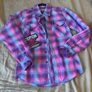 DIXXON Men's Shreddy Flannel Shirt XS